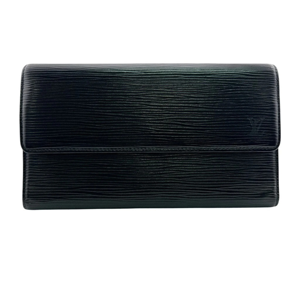 LOUIS VUITTON M63382 Portefeuille Tresor International Epi Leather Long Walle...
